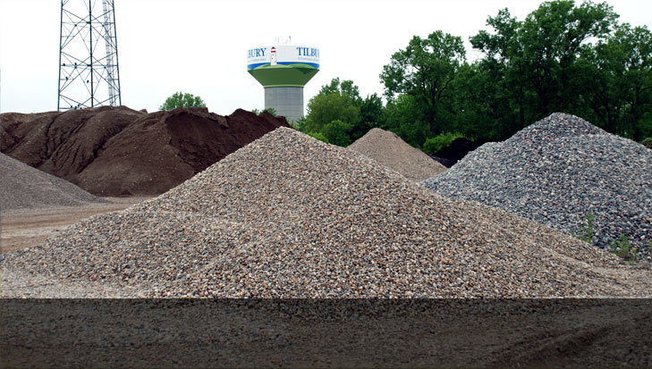 aggregates supply ontario, topsoil, Gravel, Sand